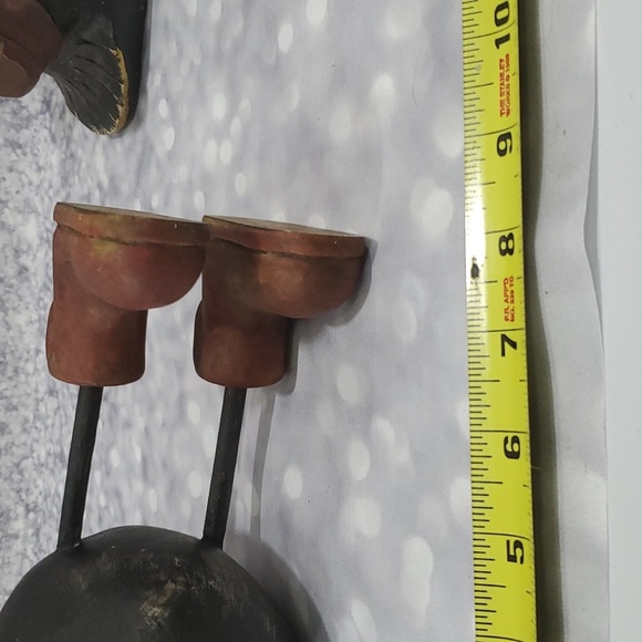 Folk Art pair of Chickens - Picture 7 of 7